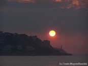 Le cap de Nice de la promenade des anglais 6H30  